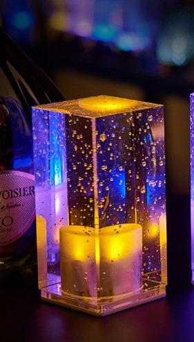 LED Rechargeable Bar Table Lamp - Elegant Home Decor